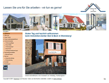 Tablet Screenshot of immobilien-center-weinsberg.de